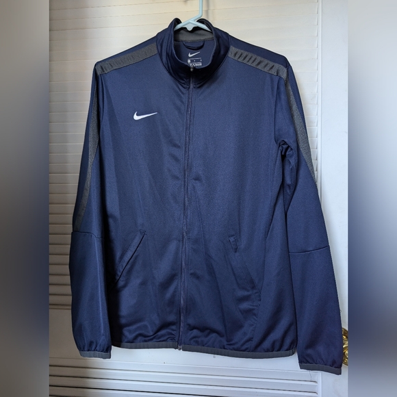 NIKE Dri Fit  Fitness Athletic Sports Track Running Jacket women's size L - Picture 2 of 9